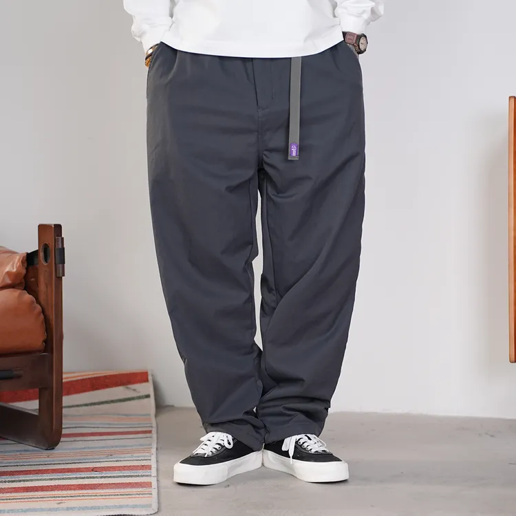 25FW冬季【非胶粘】加绒宽松微锥休闲裤日系5302防风通勤版