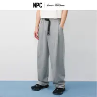 NPC潮牌机能卡扣休闲直筒卫裤松紧腰隐形裤绳男挺括有型NP58SP11