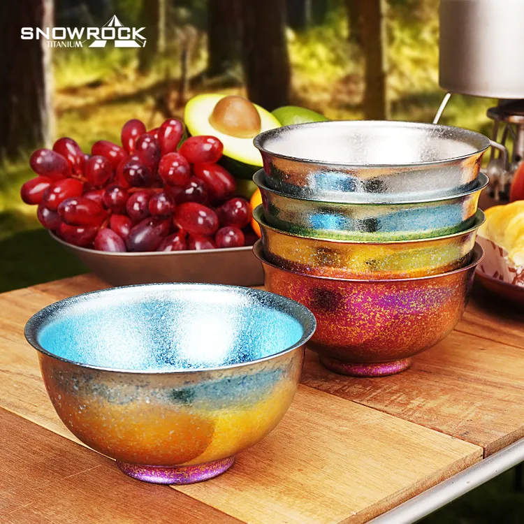 【视频同款】纯钛冰花宫廷碗（多色可选）