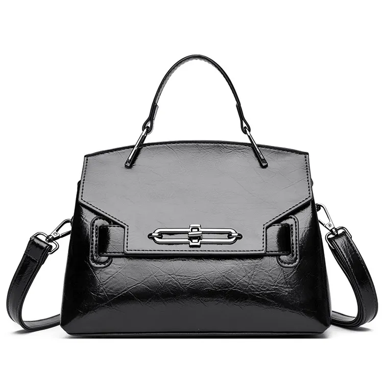 包包女新款百搭高级单肩通勤简约手提女士小方包欧美复古PU中