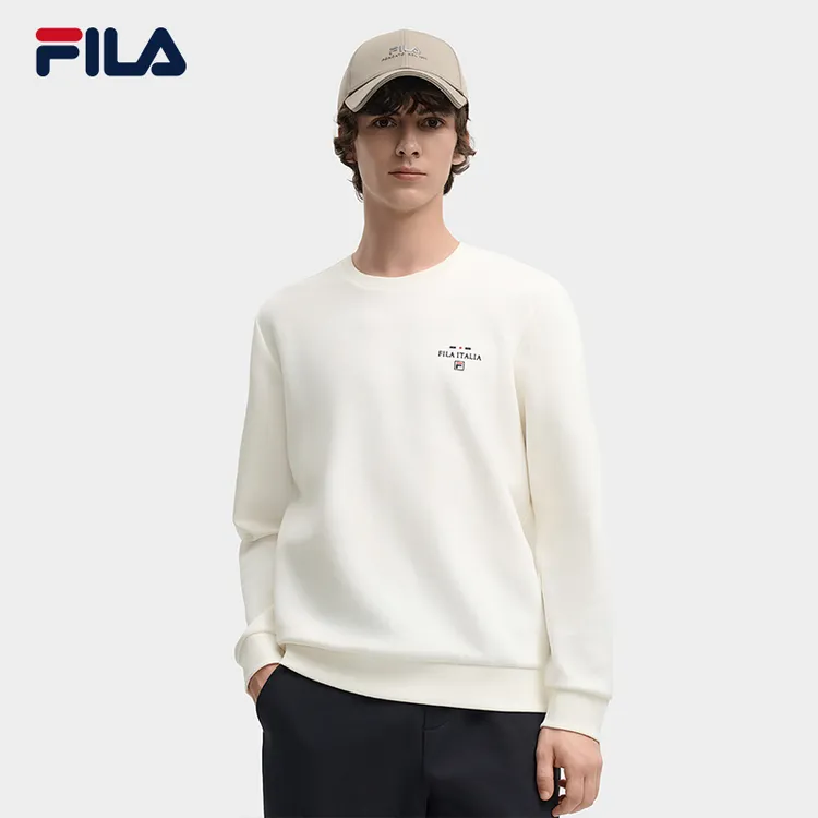Fila/斐乐男士【亲肤舒适】秋季新款户外运动圆领卫衣F11M548217F