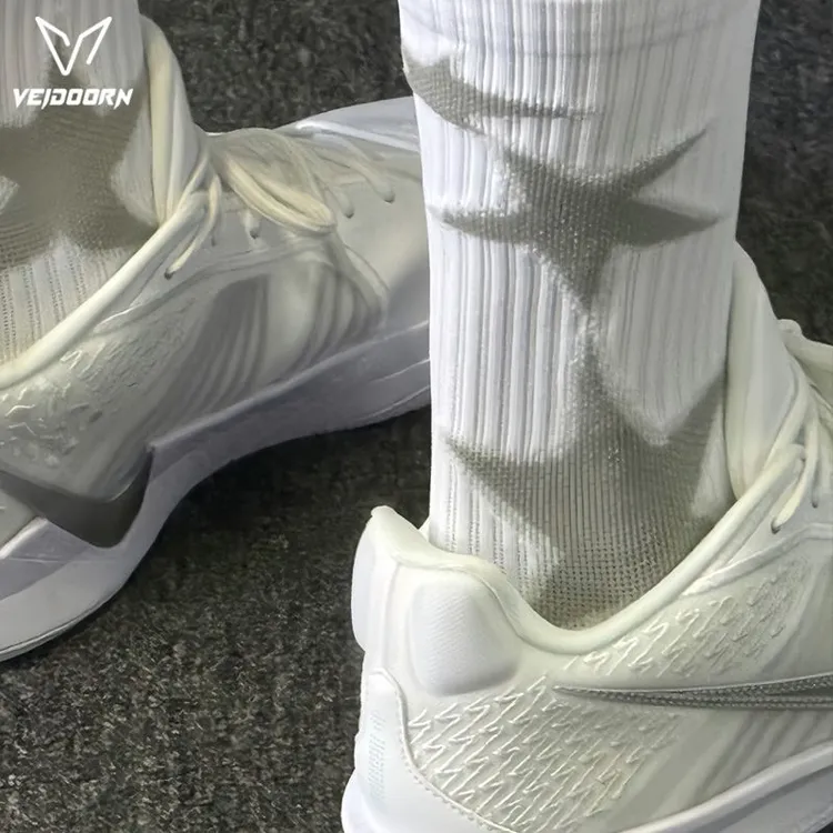 维动璀璨实战专业篮球袜子男毛巾底跑步美式加厚中长筒防滑运动袜