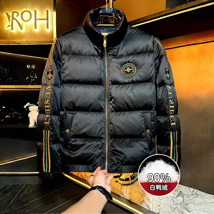 PAVENATNO/巴韦那奇欧洲站轻薄羽绒服冬装潮牌高端90白鸭绒外套男