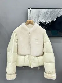 大胡子25年新款设计款国风皮毛一体保暖圆领百搭鹅绒服5602