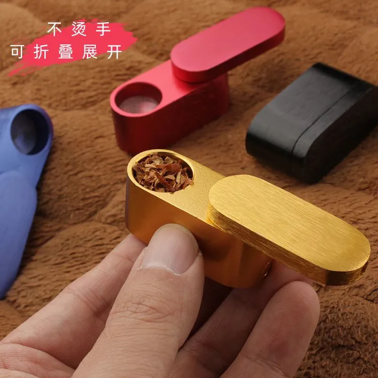 创意折叠推开传统创意可折叠烟斗便携迷你小巧收纳迷你盒子