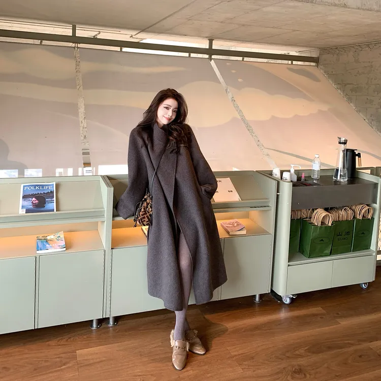 【本期大主推】“柏林大衣"7羊绒93羊毛 深秋至简轻奢腰带廓形双面呢