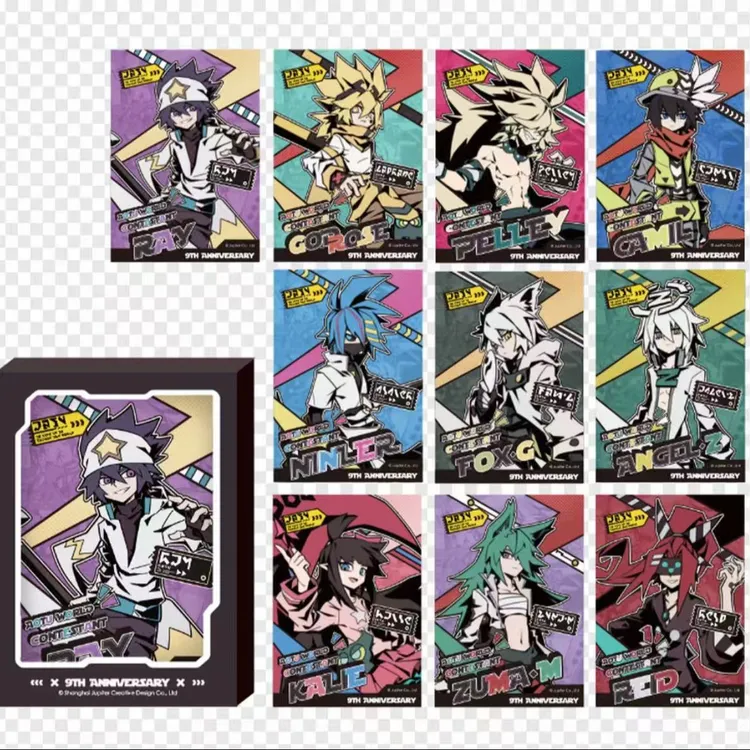 【九周年明信片玩法】凹凸世界正版九周年明信片(直播代拆)
