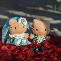 【Tam专属】kahala限定款蓝调风情婚纱Kitty公仔