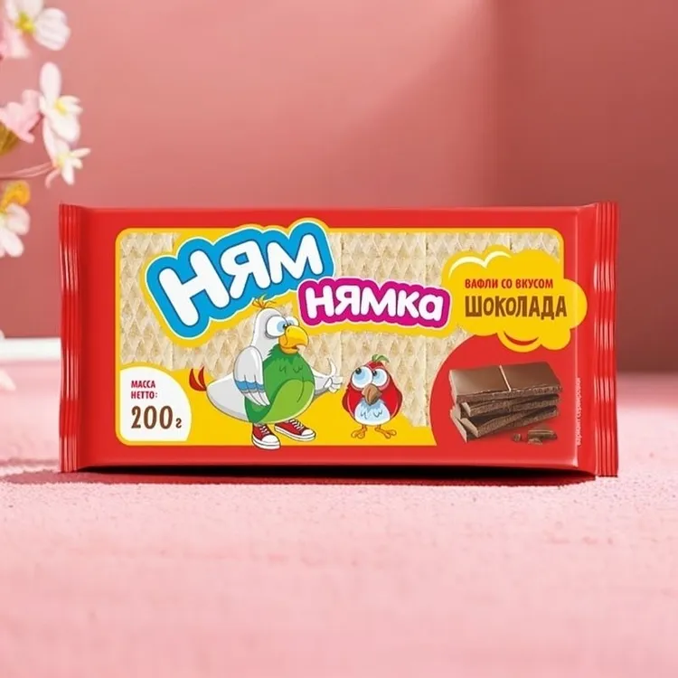 得闲俄罗斯进口俄宝多牌多口味威化饼干休闲零食200g