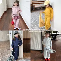 【橘子家】女童卫衣套屁莲儿童卫衣卫裤潮流时尚HS63237
