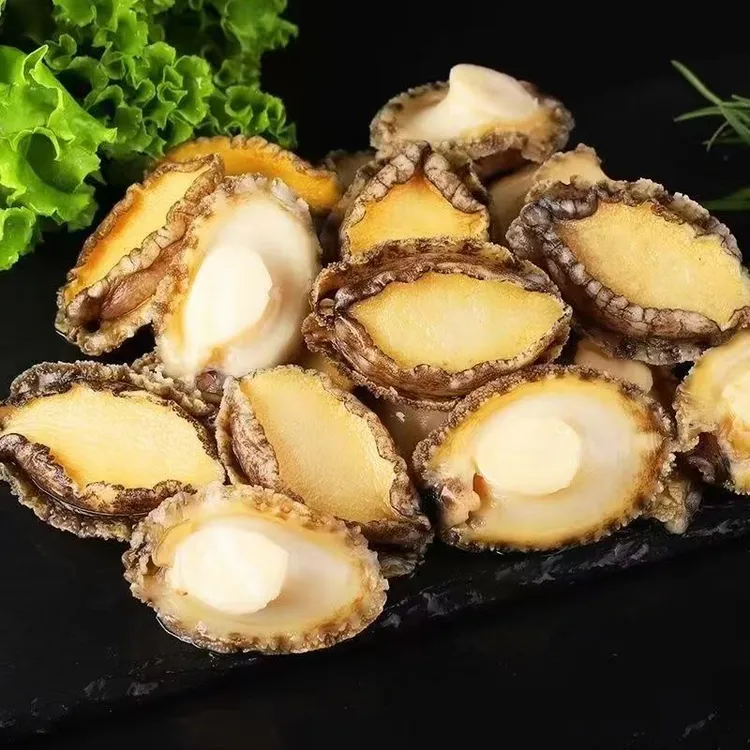 冻鲍鱼肉6-7头鲍去壳去内脏去牙齿14-15粒 500克/1袋 9分熟