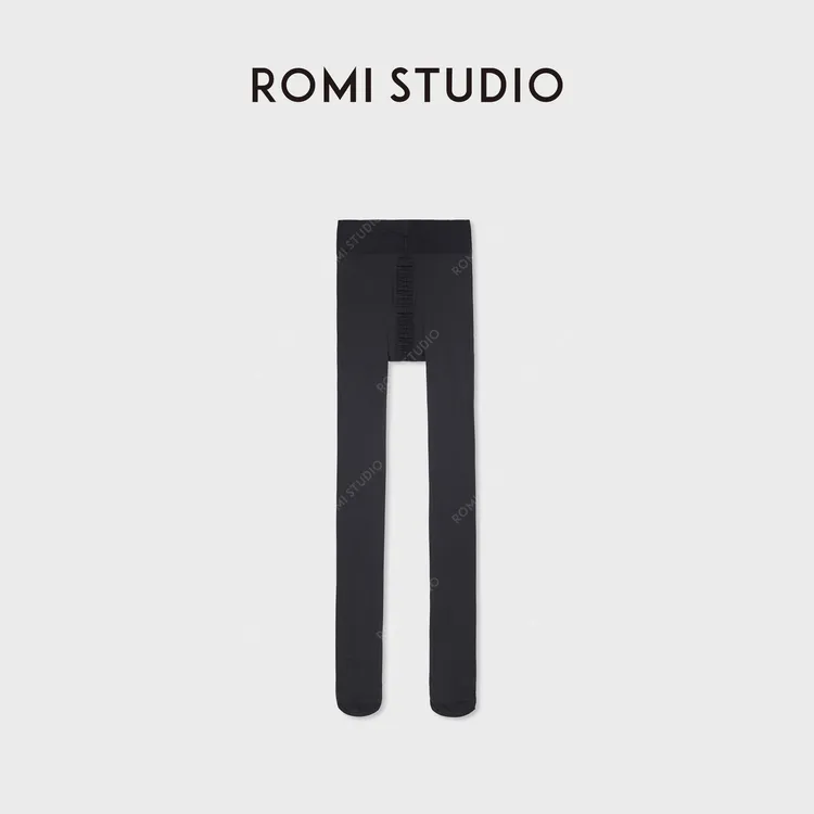 ROMI STUDIO"无痕高弹"锦纶混纺3D立体收腹黑丝连裤袜 RWCWX07045