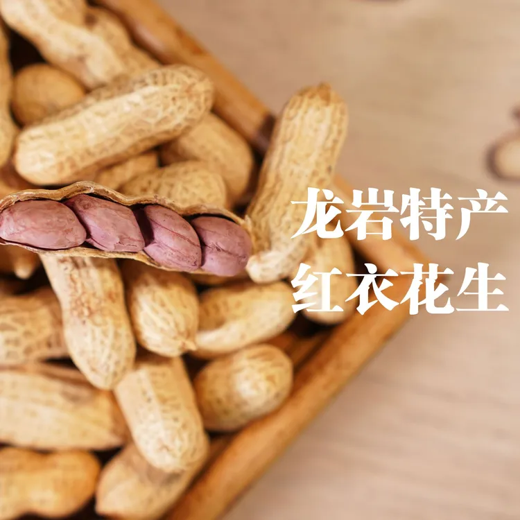 龙岩特产湿烤红衣花生500g咸香酥脆下酒美味休闲蒜香零食