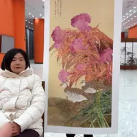 国画崔田对老师去伪存真原作