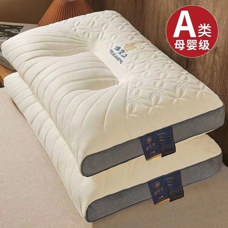 太空舱枕头芯护颈椎助睡眠单只一对装星级家用宿舍可机洗学生成人