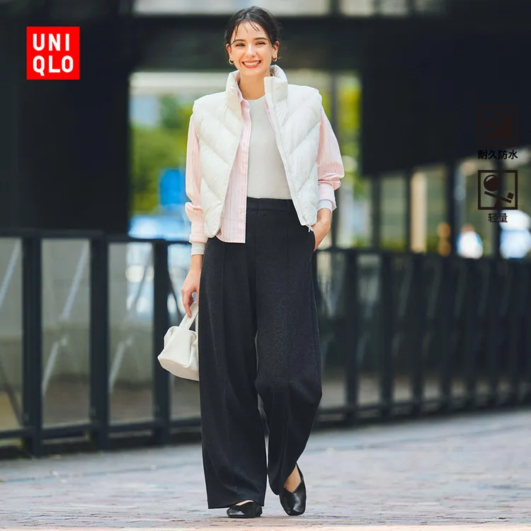 优衣库女装PUFFTECH空气棉服短背心/时尚背心马甲479210