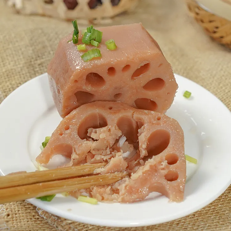 湖北洪湖新鲜现挖正宗煲汤粉藕九孔红莲藕洪湖粉藕