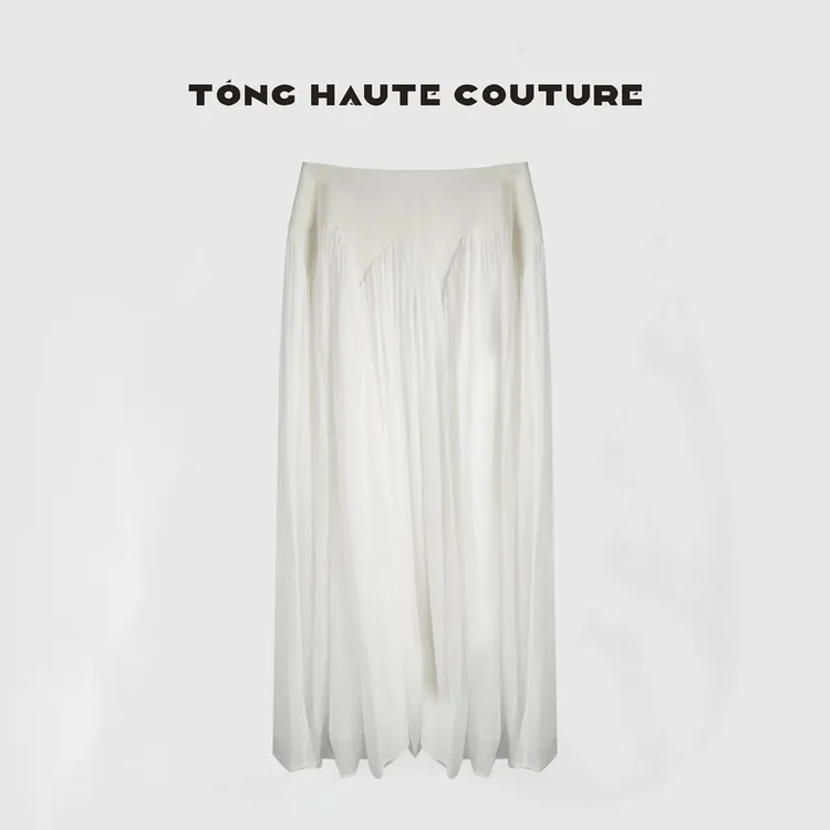 【如天鹅般优雅】春夏褶皱飘逸感气质轻奢轻熟风半身裙 YQ115