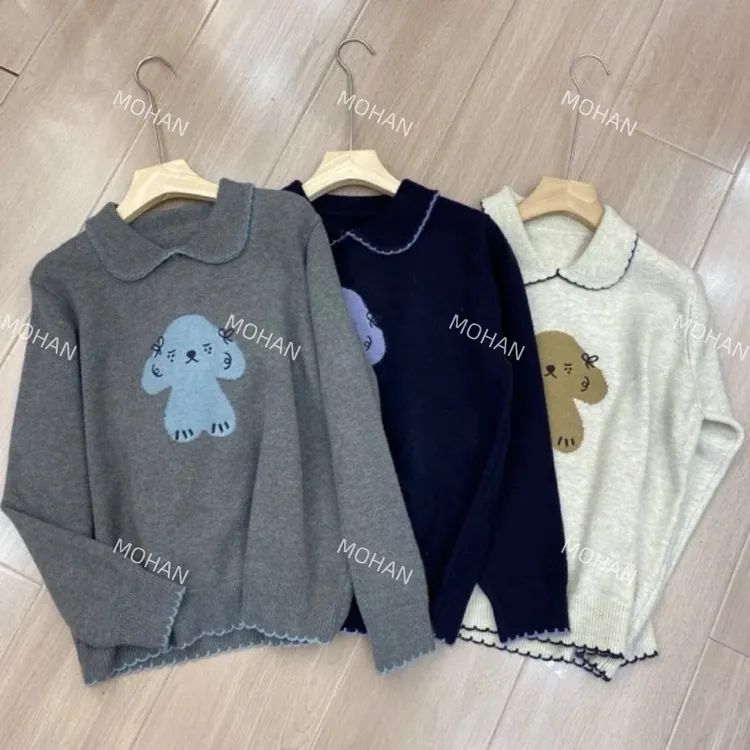 【墨涵精选】百搭显瘦时尚气质休闲针织衫59228