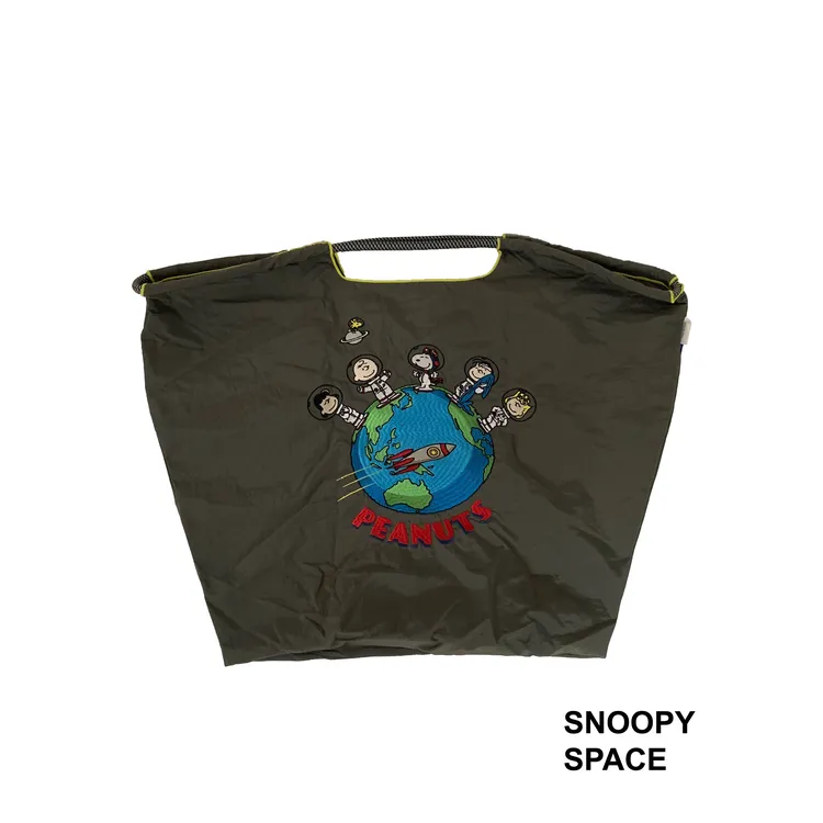【SNOOPYSPACE】Ball Chain官方正品刺绣环保袋购物袋通勤斜挎包