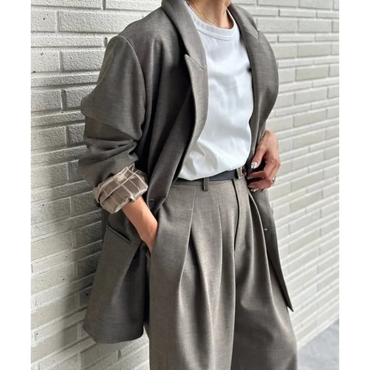 【Montendre】 秋冬新款 S 设计感老钱风休闲时尚气质西装女外套