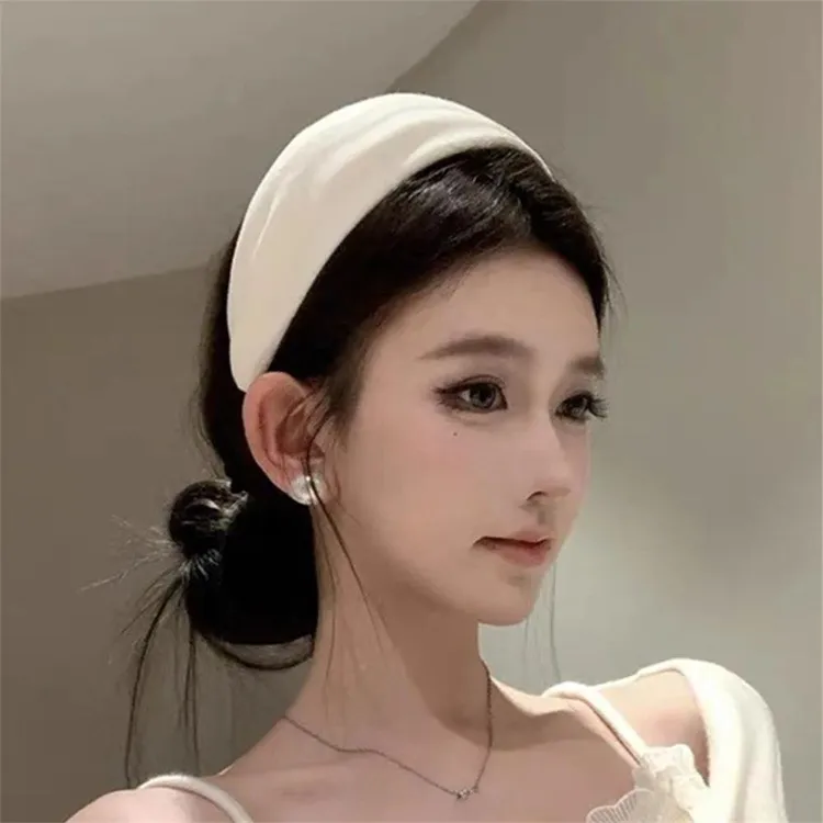 百搭减龄灰色宽边发箍感女2025新款高颅顶显脸小发带头箍发饰