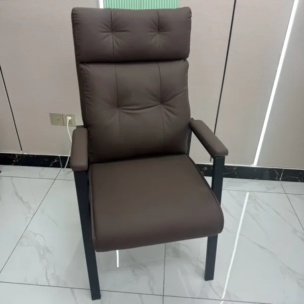 （四张）麻将椅猫爪皮+弹簧坐垫+双横档棋牌麻将椅专用高背久坐舒适