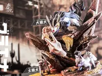 《原膜树脂》水面院 土狼犬进化组 含地台 原膜 树脂手办