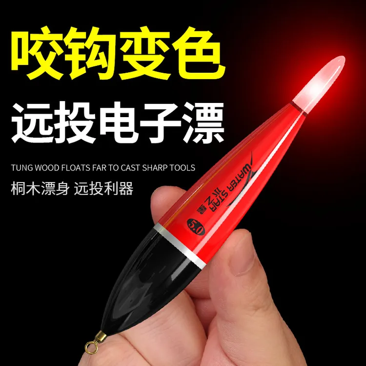 路滑专用漂日夜两用矶钓漂鱼漂路亚电子漂滑漂浮漂远投夜光