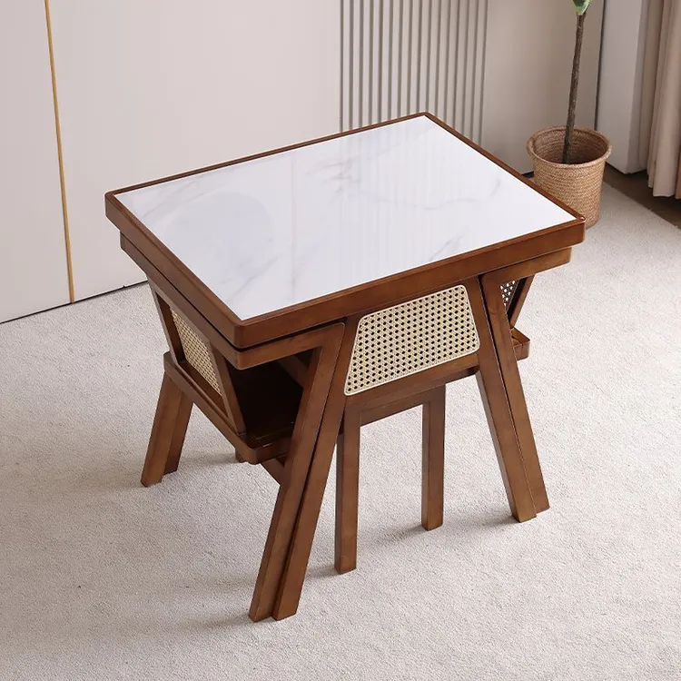 茶桌茶台一整套岩板阳台小茶桌阳台茶桌茶椅组合茶台最新款桌子