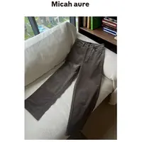 Micah  aure 「秋与」～灰棕色棉质灯芯绒长裤