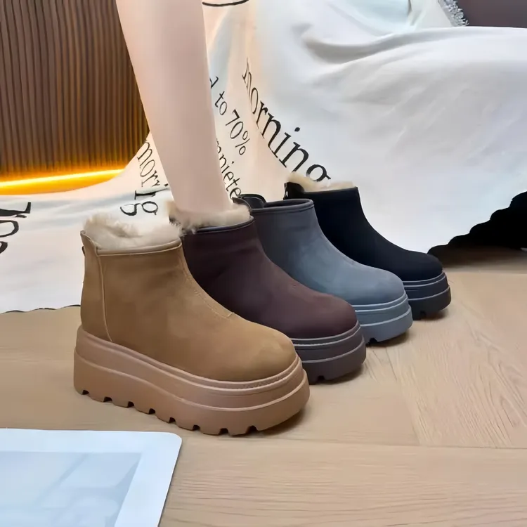 IG/IGC增高8CM2025冬季时尚百搭新款爆款潮流高级休闲风女鞋60313
