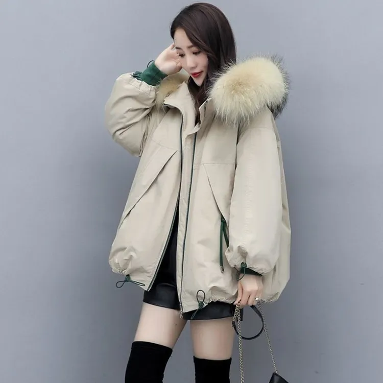 派克服女2024新款爆款女冬季羽绒棉服时尚洋气气质小个子加厚短款