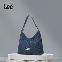 Lee【水洗绗缝系列】25款格纹流浪包牛仔风字母刺绣单肩款单根百搭