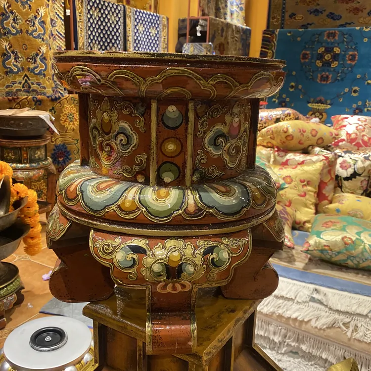 藏式铜锅底座（精致款式工艺品