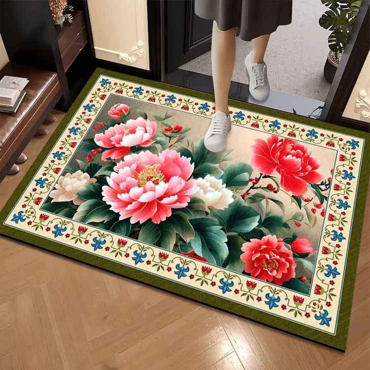 硅藻泥入户门地垫进门口脚垫防滑吸水卧室客厅玄关卫生间浴室门垫