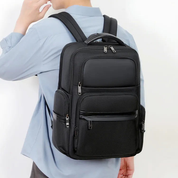 新款爆款弹道尼龙商务背包出差通勤电脑包双肩包大容量旅行背包