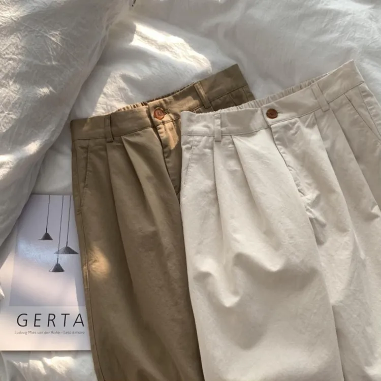 2025新款小个子宽松显瘦萝卜休闲裤子女夏季薄款直筒九分阔腿长裤