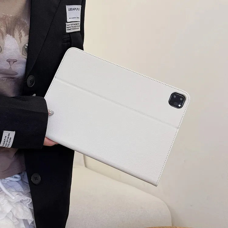 ins简约小清新前撑车线款iPad air7/6/5保护套10.2寸9.7苹果11代