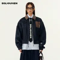 Holdoumen25秋季日常系列翻领牛仔夹克