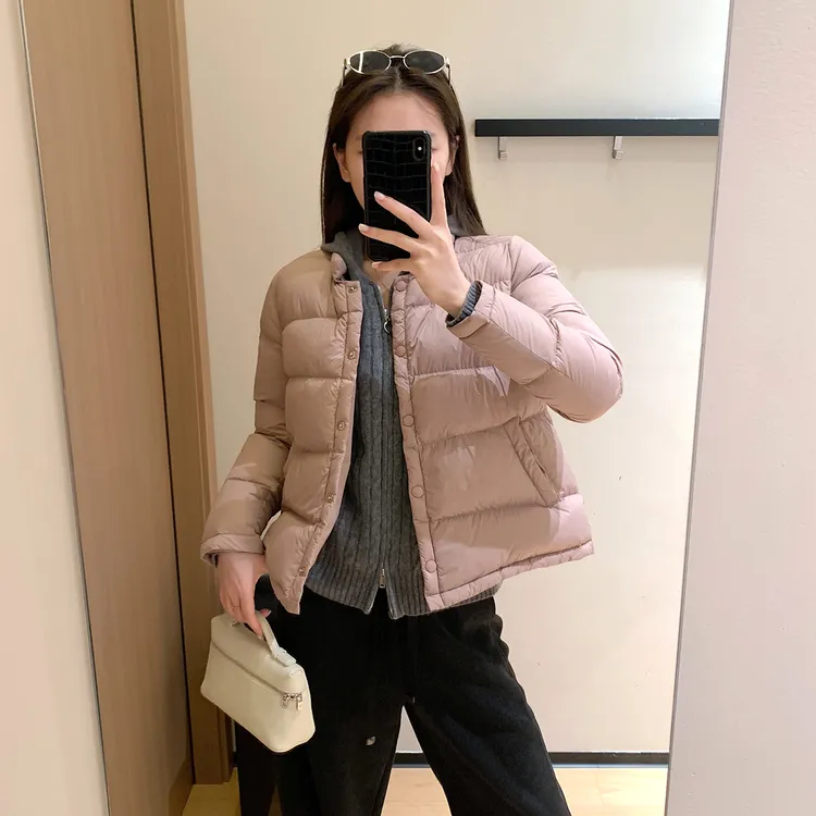 大叮自制【三星羽绒服】肤感90白鸭绒三防保暖小立领羽绒服！S6405