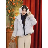 张嘉圆【南理】25年秋冬新款简约小众显瘦减龄羽绒外套#K10191