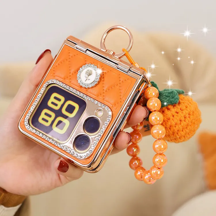 镶钻适用华为novaflips手机壳折叠防摔nova flips女款指环高档s