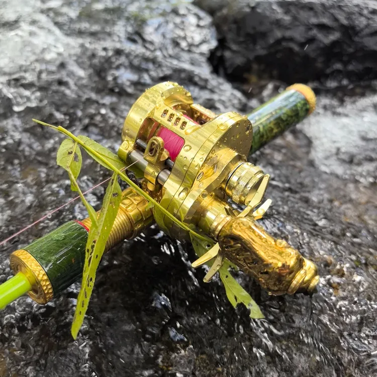 高徒DK100弹射偏泛用一体高强度框架路亚dk100高徒dk100鼓轮