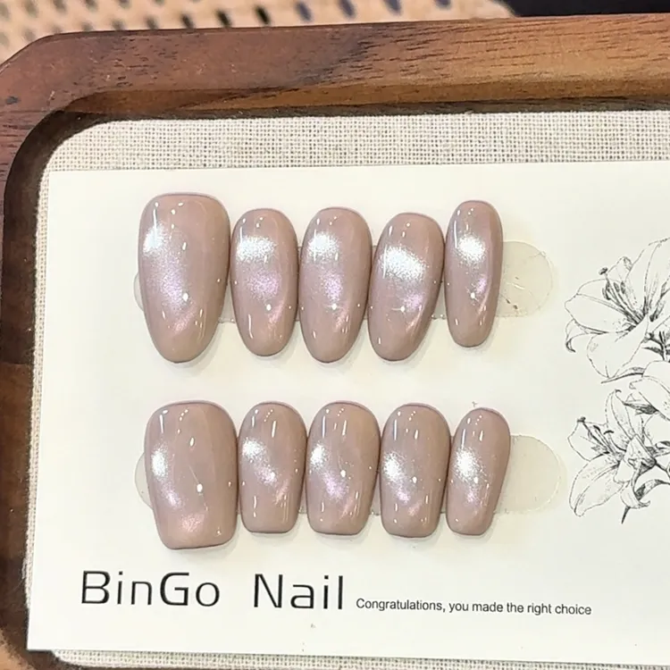 『红底GG』高级感猫眼翻转红双面姐感纯手工穿戴甲