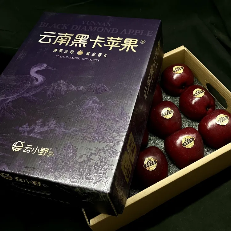 【顺丰发货】云南高原黑卡苹果 云端好物 脆粉两吃（家庭装+礼盒装）