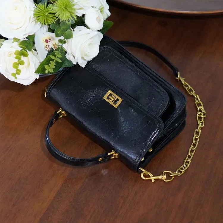 【and+one】新款爆款经典斜挎真皮单肩牛皮真皮女包2025年女包包包