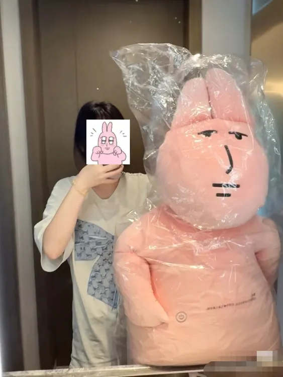 150cm创意粉红兔子长条玩偶抱枕可爱搞怪毛绒玩具可拆洗生日礼物