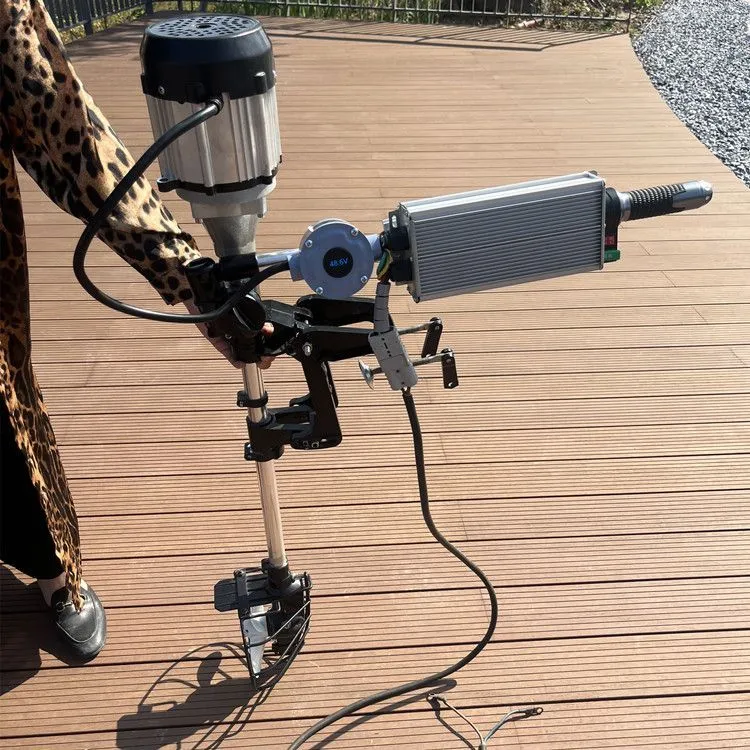 电动船外机推进器无刷螺旋桨推动机外接电瓶12V24v48V船艇动力