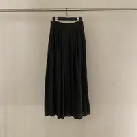 三十梦 ｜墨色流褶｜秋季复古优雅气质百搭款显瘦褶皱半身裙  
